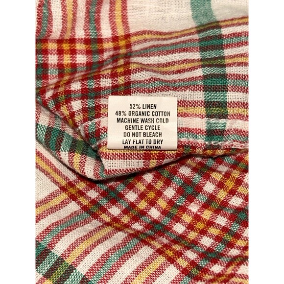 Taylor Stitch The Jack In Red Vintage Long Sleeve Button Down Shirt Size 40 - Picture 5 of 6